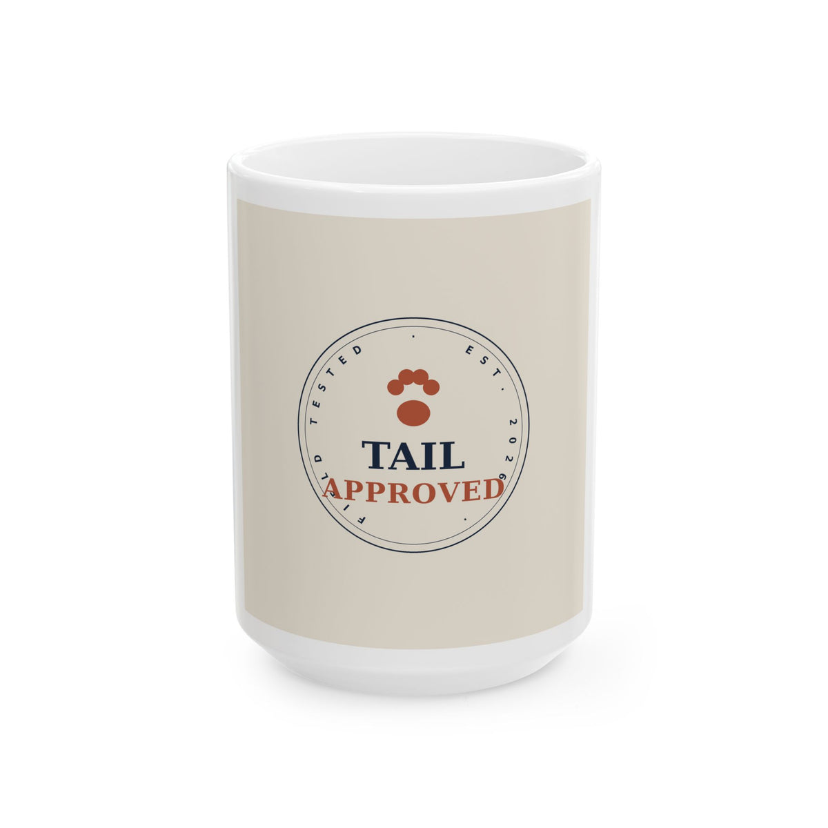 Field Credential "Field Tested" Mug — Outdoor Pet Adventure Coffee Mug, 11oz
